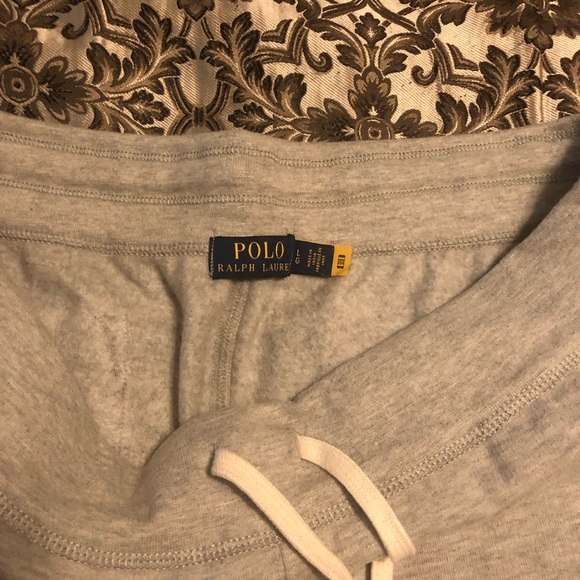 Ralph lauren gray polo shorts sz large - Picture 2 of 2